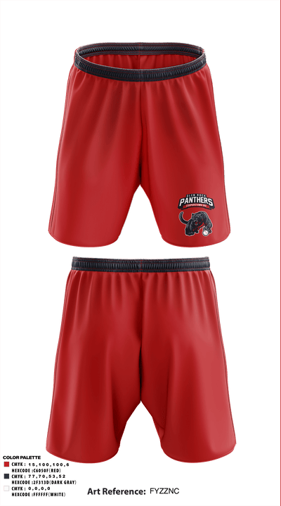 Glen Rock Panthers 12U 83720061 Athletic Shorts With Pockets - 1