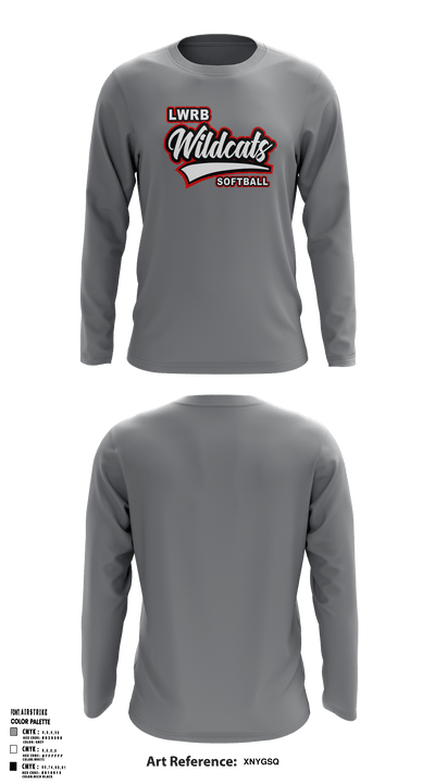 Lowpoint-Washburn Junior High School Softball 9151632 Long Sleeve Performance Shirt - 20