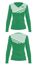 Brenham High School Golf 37169918 Women's Long Sleeve V-neck Shirt - 8