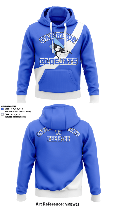 Oak Ridge R-6 High School 85998185 Hoodie - 3