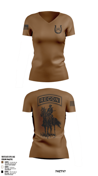 Women's Short Sleeve Vneck Shirt, , National Guard, Teamtime, Team time, sublimation, custom sports apparel, team uniforms, spirit wear, spiritwear, sports uniforms, custom shirts, team store, custom team store, fundraiser sports, apparel fundraiser