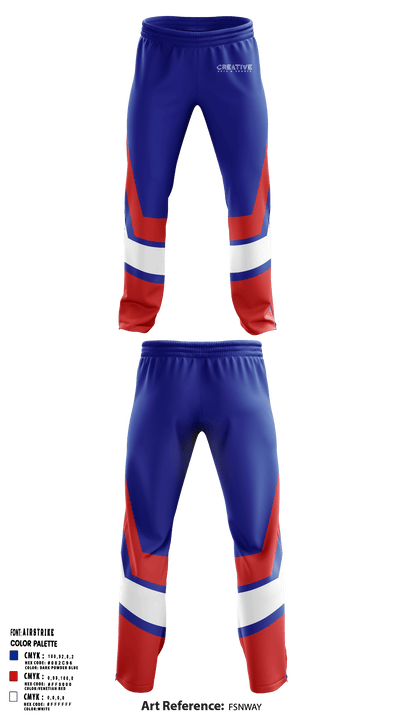 Creative Arts and Sports 53294407 Sweatpants - 1