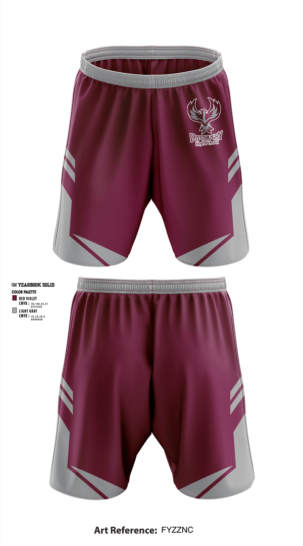Athletic Shorts With Pockets, Discovery High School, Spirit Store, Teamtime, Team time, sublimation, custom sports apparel, team uniforms, spirit wear, spiritwear, sports uniforms, custom shirts, team store, custom team store, fundraiser sports, apparel fundraiser