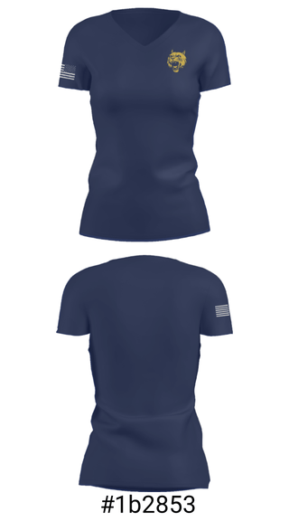 Women's Short Sleeve Vneck Shirt, Springfield High School Swimming, Swimming, Teamtime, Team time, sublimation, custom sports apparel, team uniforms, spirit wear, spiritwear, sports uniforms, custom shirts, team store, custom team store, fundraiser sports, apparel fundraiser
