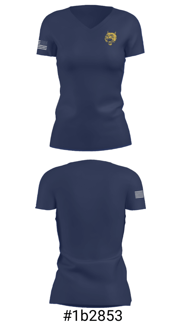 Women's Short Sleeve Vneck Shirt, Springfield High School Swimming, Swimming, Teamtime, Team time, sublimation, custom sports apparel, team uniforms, spirit wear, spiritwear, sports uniforms, custom shirts, team store, custom team store, fundraiser sports, apparel fundraiser