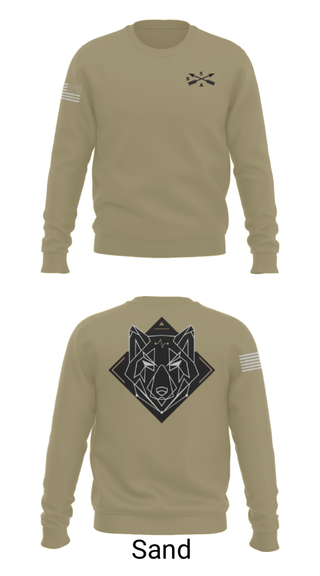 Crew Neck Sweatshirt, , Army, Teamtime, Team time, sublimation, custom sports apparel, team uniforms, spirit wear, spiritwear, sports uniforms, custom shirts, team store, custom team store, fundraiser sports, apparel fundraiser