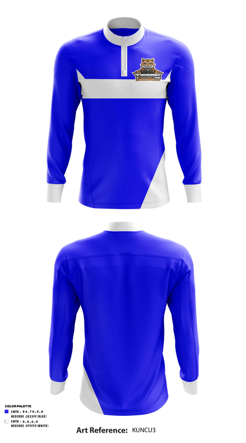 Quarter Zip Jacket, B. F. Liddell Middle, Track & Field, Teamtime, Team time, sublimation, custom sports apparel, team uniforms, spirit wear, spiritwear, sports uniforms, custom shirts, team store, custom team store, fundraiser sports, apparel fundraiser