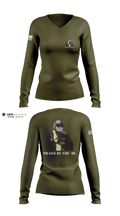Cannibals 49755658 Women's Long Sleeve V-neck Shirt - 2