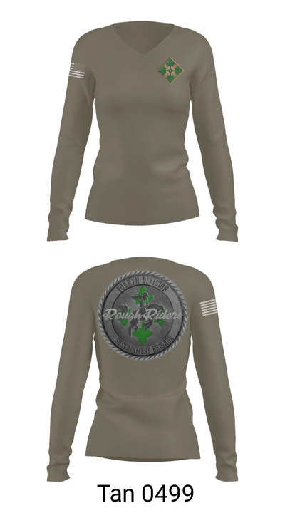 4DSB 72788112 Women's Long Sleeve V-neck Shirt - 41