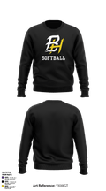 BRET HARTE UNION HIGH SCHOOL SOFTBALL Crew Neck Sweatshirt - 4