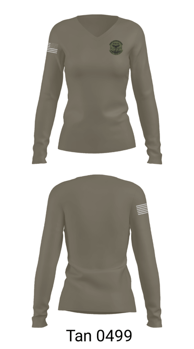 Violent Crimes 46974961 Women's Long Sleeve V-neck Shirt - 39
