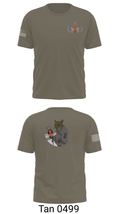 764th EOD 38485601 Short Sleeve Performance Shirt - 34