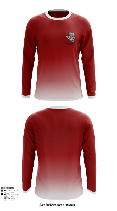 Bentley Junior High School Basketball 11856513 Long Sleeve Performance Shirt - 1