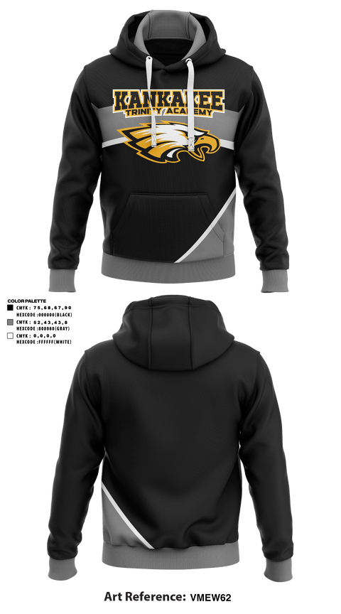 Hoodie, Kankakee Trinity Academy Junior High School, Spirit Store, Teamtime, Team time, sublimation, custom sports apparel, team uniforms, spirit wear, spiritwear, sports uniforms, custom shirts, team store, custom team store, fundraiser sports, apparel fundraiser