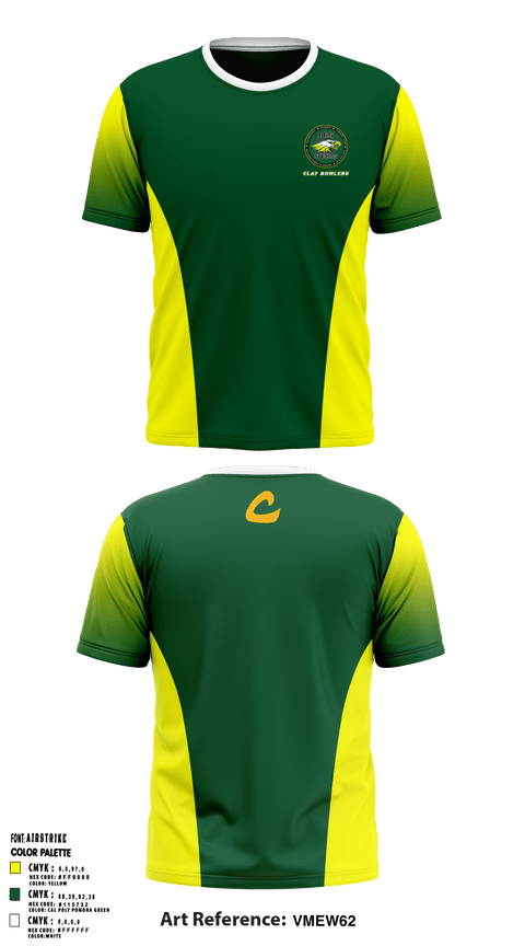 Short Sleeve Performance Shirt, Clay High School Bowling, Bowling, Teamtime, Team time, sublimation, custom sports apparel, team uniforms, spirit wear, spiritwear, sports uniforms, custom shirts, team store, custom team store, fundraiser sports, apparel fundraiser