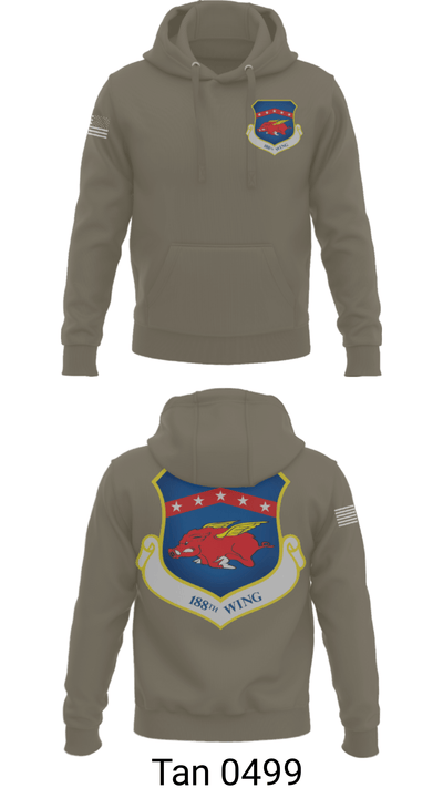 188th wing air national guard 12455702 Hoodie - 45