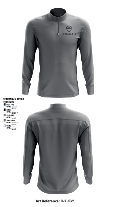 Stealth customs 84323734 Quarter Zip Jacket - 4