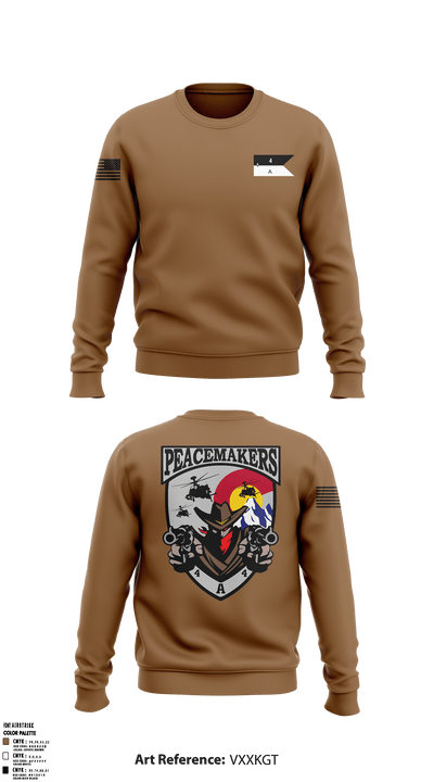 4-4 Attack Battalion 63788655 Crew Neck Sweatshirt - 5