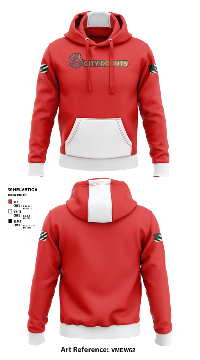 CITY DONUTS 48128680 Hoodie - 2