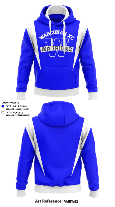 Wahconah Regional High School Cross Country 50606854 Hoodie - 37