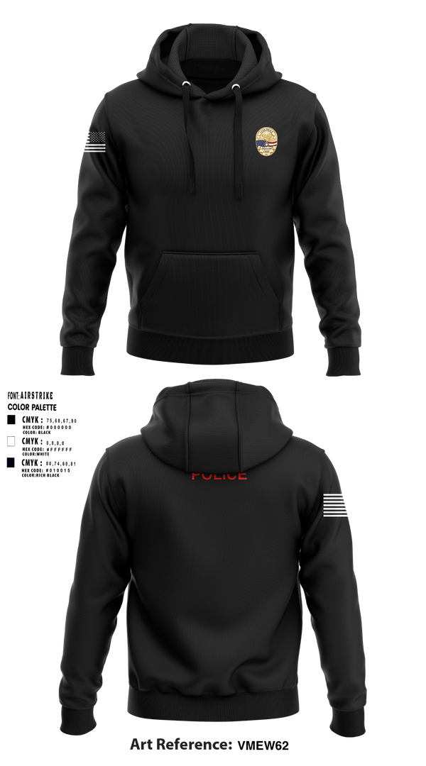 Hoodie, , Police, Teamtime, Team time, sublimation, custom sports apparel, team uniforms, spirit wear, spiritwear, sports uniforms, custom shirts, team store, custom team store, fundraiser sports, apparel fundraiser