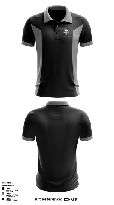 Blacklick Valley Senior High School 49509714 Short Sleeve Performance Polo - 36