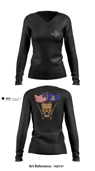 Women's Long Sleeve Vneck Shirt, , Army, Teamtime, Team time, sublimation, custom sports apparel, team uniforms, spirit wear, spiritwear, sports uniforms, custom shirts, team store, custom team store, fundraiser sports, apparel fundraiser