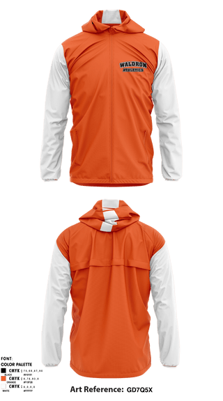 Windbreaker, Waldron High School Track, Track & Field, Teamtime, Team time, sublimation, custom sports apparel, team uniforms, spirit wear, spiritwear, sports uniforms, custom shirts, team store, custom team store, fundraiser sports, apparel fundraiser
