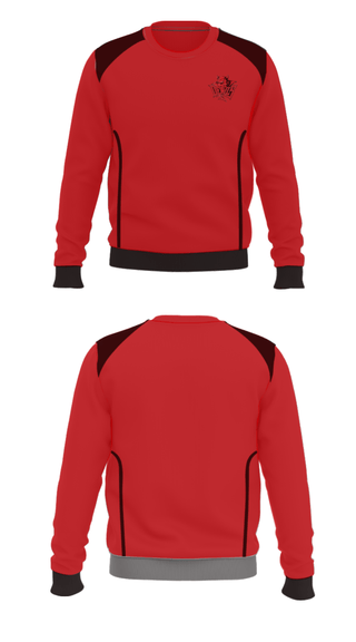 Crew Neck Sweatshirt, Oak Hill High School Basketball, Men's Basketball, Teamtime, Team time, sublimation, custom sports apparel, team uniforms, spirit wear, spiritwear, sports uniforms, custom shirts, team store, custom team store, fundraiser sports, apparel fundraiser