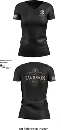 Davidson Forge 39779422 Women's Short Sleeve V-neck Shirt - 6