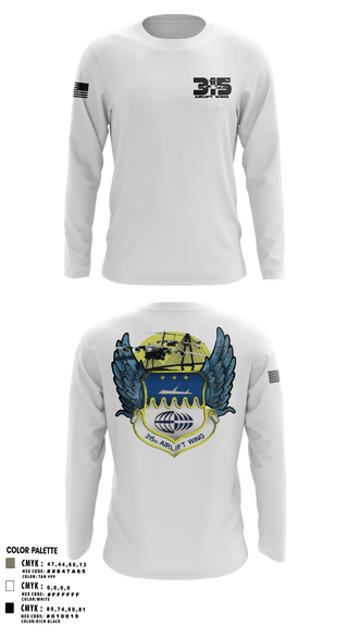 Long Sleeve Performance Shirt, , Air Force, Teamtime, Team time, sublimation, custom sports apparel, team uniforms, spirit wear, spiritwear, sports uniforms, custom shirts, team store, custom team store, fundraiser sports, apparel fundraiser