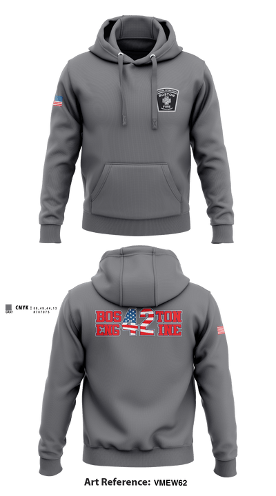 Boston Fire Department Engine-42 59280094 Hoodie - 5
