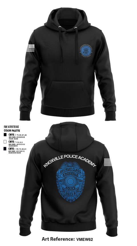 Hoodie, Basic Recruit class 2023-B, Police, Teamtime, Team time, sublimation, custom sports apparel, team uniforms, spirit wear, spiritwear, sports uniforms, custom shirts, team store, custom team store, fundraiser sports, apparel fundraiser