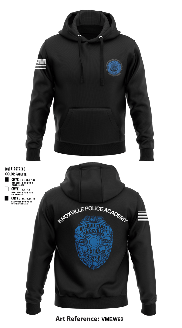 Hoodie, Basic Recruit class 2023-B, Police, Teamtime, Team time, sublimation, custom sports apparel, team uniforms, spirit wear, spiritwear, sports uniforms, custom shirts, team store, custom team store, fundraiser sports, apparel fundraiser