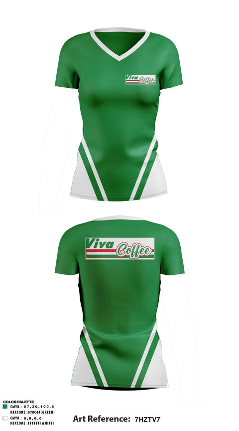 Women's Short Sleeve Vneck Shirt, Viva coffee, , Teamtime, Team time, sublimation, custom sports apparel, team uniforms, spirit wear, spiritwear, sports uniforms, custom shirts, team store, custom team store, fundraiser sports, apparel fundraiser