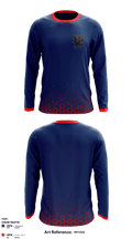 Hermitage High School Wrestling 73374256 Long Sleeve Rash Guard Shirt - 1