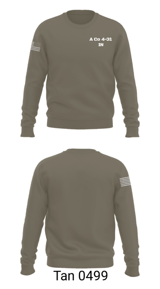 Crew Neck Sweatshirt, , Army, Teamtime, Team time, sublimation, custom sports apparel, team uniforms, spirit wear, spiritwear, sports uniforms, custom shirts, team store, custom team store, fundraiser sports, apparel fundraiser