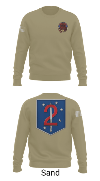 Crew Neck Sweatshirt, , Marines, Teamtime, Team time, sublimation, custom sports apparel, team uniforms, spirit wear, spiritwear, sports uniforms, custom shirts, team store, custom team store, fundraiser sports, apparel fundraiser