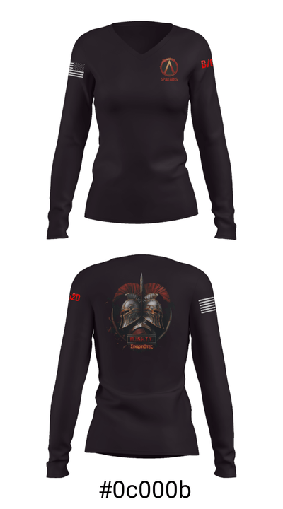 B/62D ESB 64336384 Women's Long Sleeve V-neck Shirt - 37