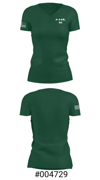 Women's Short Sleeve Vneck Shirt, , Army, Teamtime, Team time, sublimation, custom sports apparel, team uniforms, spirit wear, spiritwear, sports uniforms, custom shirts, team store, custom team store, fundraiser sports, apparel fundraiser