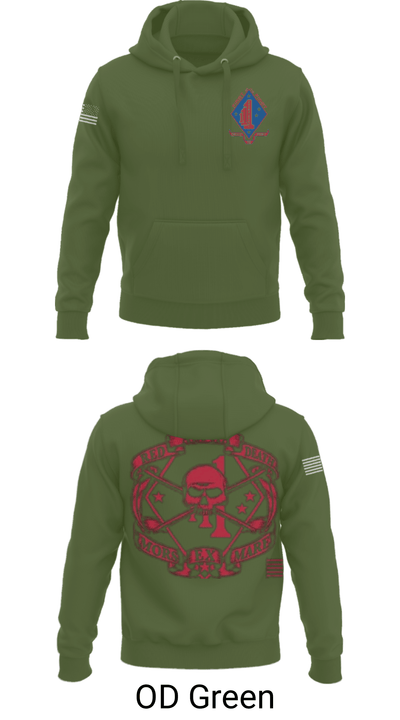 1/1 Alpha Company "Red Death" 93413516 Hoodie - 46