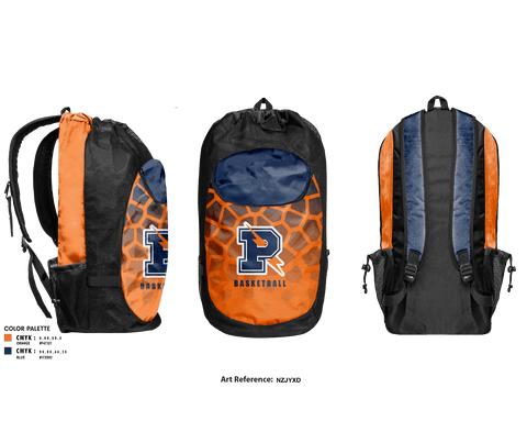 Gear Bag, Powers Catholic High School Basketball, Men's Basketball, Teamtime, Team time, sublimation, custom sports apparel, team uniforms, spirit wear, spiritwear, sports uniforms, custom shirts, team store, custom team store, fundraiser sports, apparel fundraiser