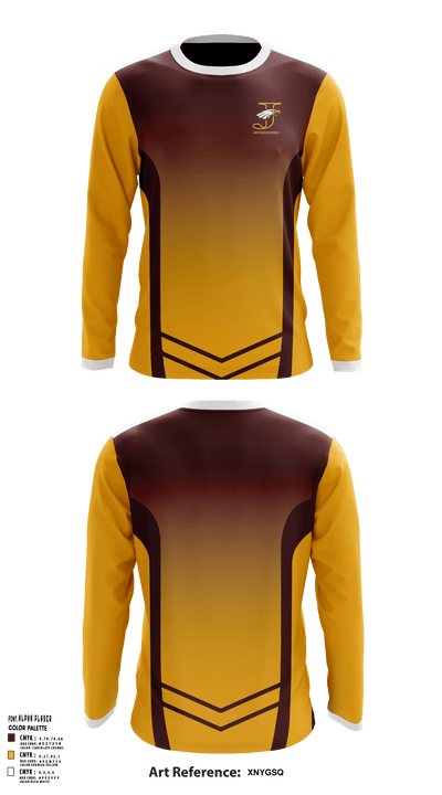 Jefferson High School Soccer 7239971 Long Sleeve Performance Shirt - 1