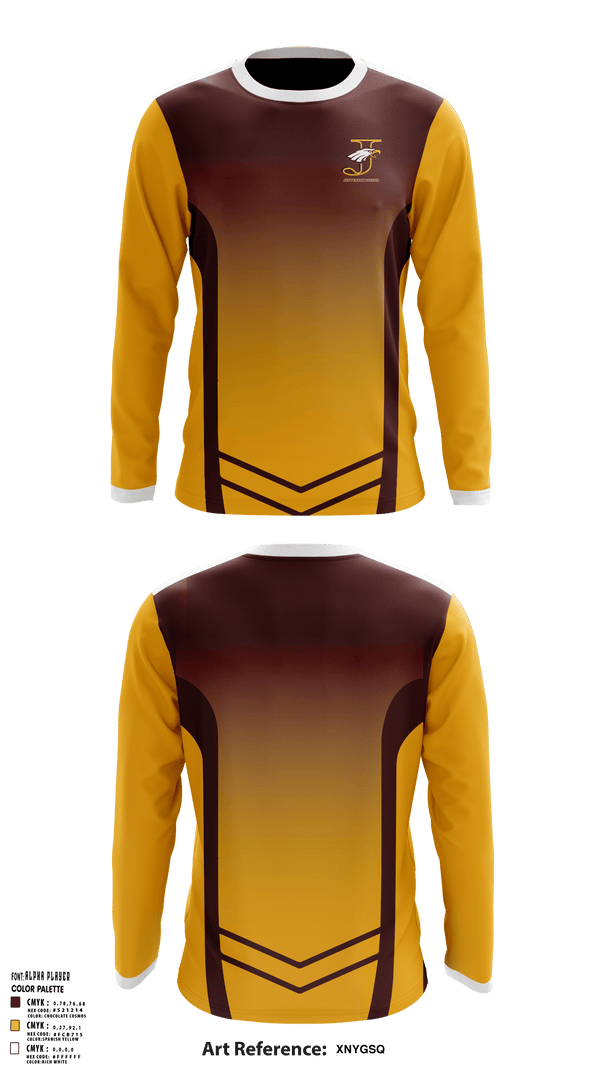 Long Sleeve Performance Shirt, Jefferson High School Soccer, Women's Soccer, Teamtime, Team time, sublimation, custom sports apparel, team uniforms, spirit wear, spiritwear, sports uniforms, custom shirts, team store, custom team store, fundraiser sports, apparel fundraiser