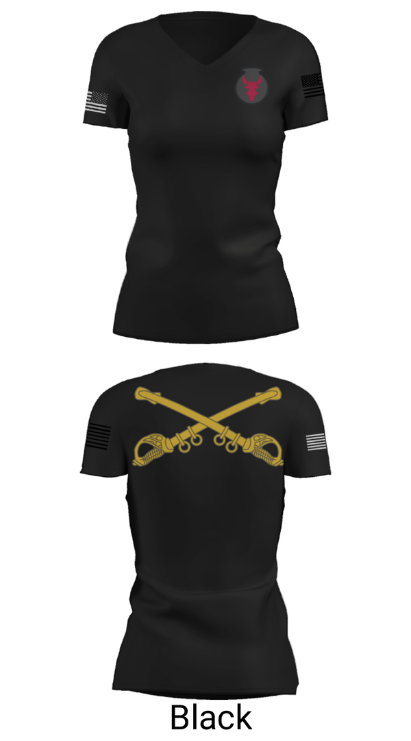 Women's Short Sleeve Vneck Shirt, , National Guard, Teamtime, Team time, sublimation, custom sports apparel, team uniforms, spirit wear, spiritwear, sports uniforms, custom shirts, team store, custom team store, fundraiser sports, apparel fundraiser