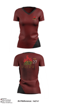 BBQ 27 11740732 Women's Short Sleeve V-neck Shirt - 1