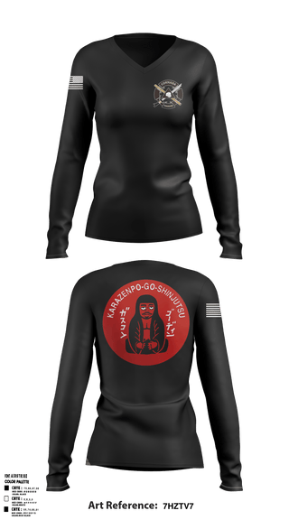 Women's Long Sleeve Vneck Shirt, , Navy, Teamtime, Team time, sublimation, custom sports apparel, team uniforms, spirit wear, spiritwear, sports uniforms, custom shirts, team store, custom team store, fundraiser sports, apparel fundraiser