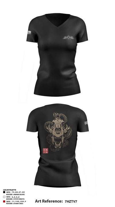 C Co, 5POB, 4POG 78907661 Women's Short Sleeve V-neck Shirt - 67