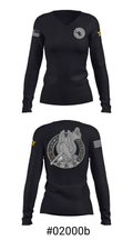 Albany Anglers Recruiting Station 30426253 Women's Long Sleeve V-neck Shirt - 37