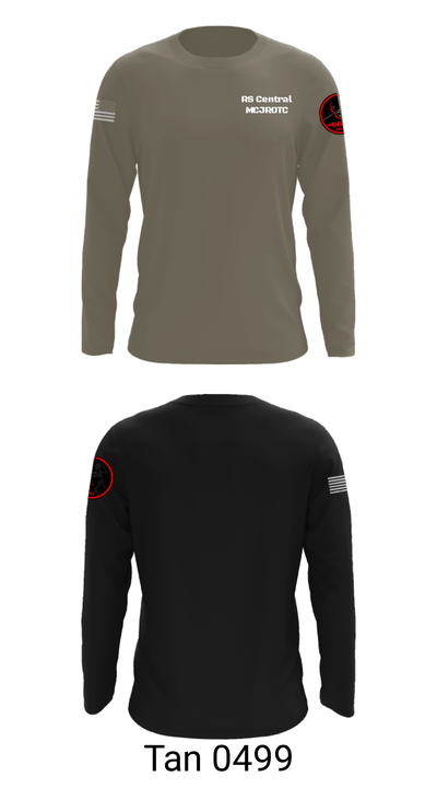 RS Central MCJROTC 69425409 Long Sleeve Performance Shirt - 17